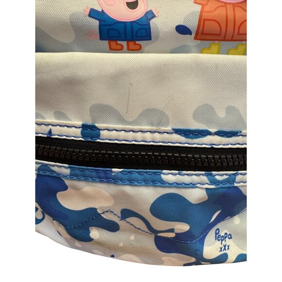 Hunter X Peppa Pig Kids Backpack Blue Camo Rain Print Lightweight  Bag - Picture 10 of 12